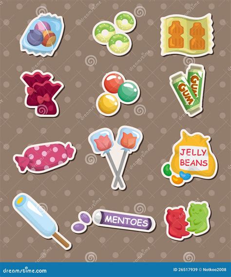 Candy Stickers Royalty Free Stock Images Image 26517939