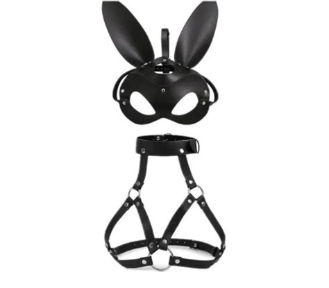 Sexy Leather Lingerie Set Flash Drilling Nightclub Harness Bra Bustier Women Strap Body Corset