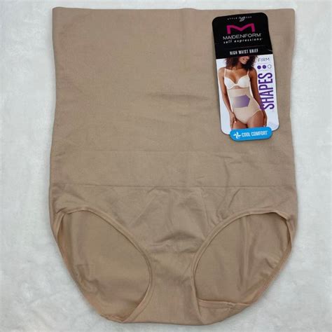 Maidenform Intimates Sleepwear Maidenform Nude High Waist Brief Panty Shaper Shapewear