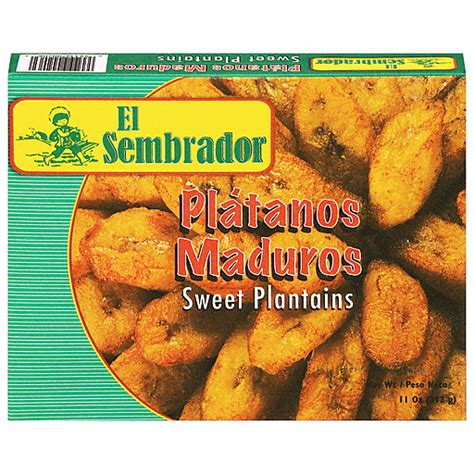 El Sembrador Sweet Plantains 11 Oz Frozen Foods Carlie C S