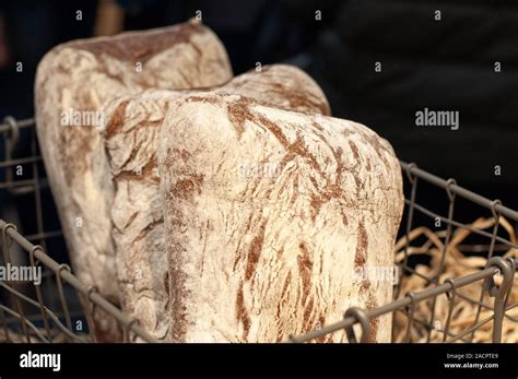 Different types of handmade bread Stock Photo - Alamy