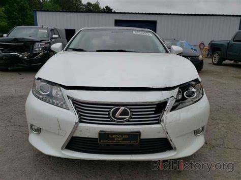 Report JTHBK1GG6D2055962 LEXUS ES350 2013 WHITE GAS Price And Damage