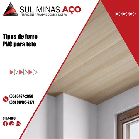 Tipos De Forros Pvc - Tipos de forro PVC para teto – Sul Minas Aço