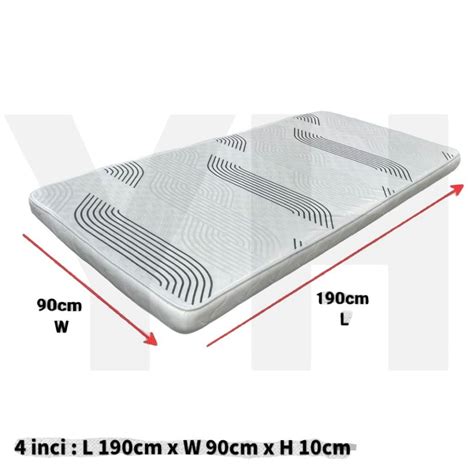 4 Single Mattress Tilam Bujang Foam Mattress Synthetic Mixed Foam