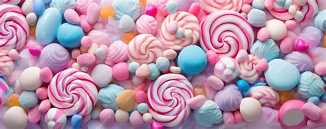 Premium Ai Image Sweet Colorful Candies Funny Unrealistic Concept