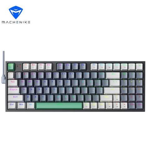 Teclado Gamer Mec Nico Machenike K Rgb Hot Swappable Original Shopee Brasil