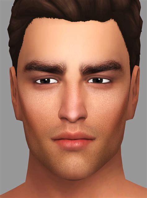 Golyhawhaw First Male Skin Overlay For Sims 4 I Emily CC Finds