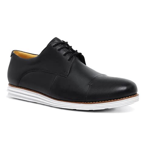 Sapato Casual Masculino Sandro Moscoloni Derby Couro Dexter Caf Pinh O