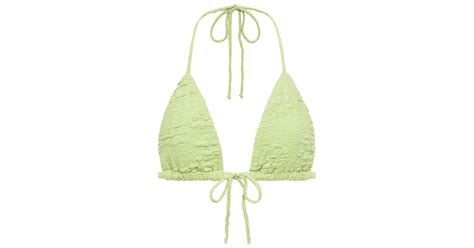 Montce Avo Floral Emma Bikini Top In Green Lyst
