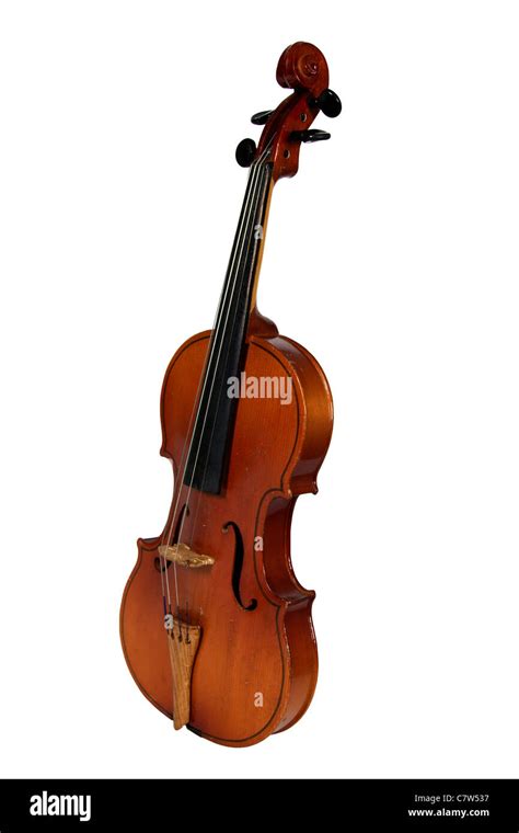 Violin Isolated On A White Background Stock Photo Alamy