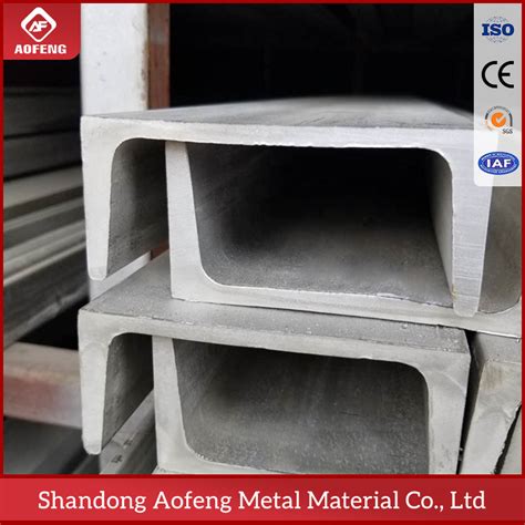 Hot Rolled L B Stainless Steel U Channel Stainless