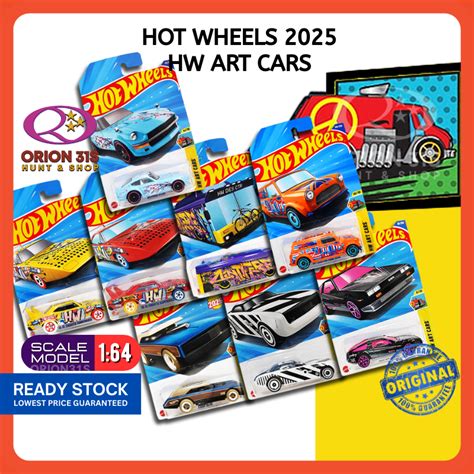 Hot Wheels Hw Art Cars Datsun Z Plymouth Superbird Delorean Vanster Hi Roller Long