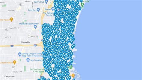 Saint Clair Shores Garage Sale Map - Printable Maps Online