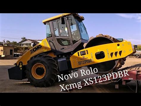 Novo Rolo Compactador Xcmg Xs123PDBE YouTube