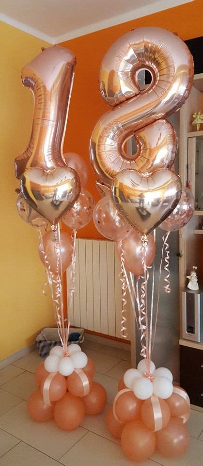 Palloncini Rose Gold Palloncini Idee Per Feste Di Compleanno