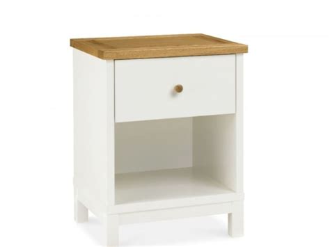 Bentley Designs Atlanta 2 Tone 1 Drawer Nightstand By Bentley Designs