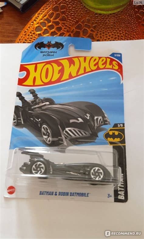Hot Wheels Машинка Batman Robin Коллекционная Машинка Hot Wheels Batman Robin отзывы