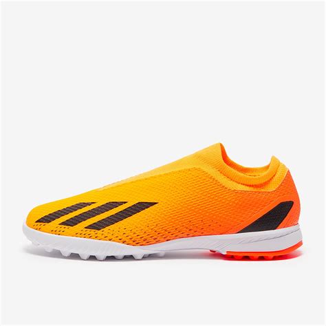 Adidas Kids X Speedportal3 Laceless Tf Solar Goldcore Blackteam