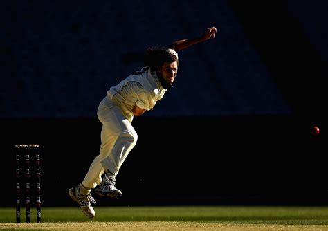 Gabe Bell Delivers The Ball Espncricinfo