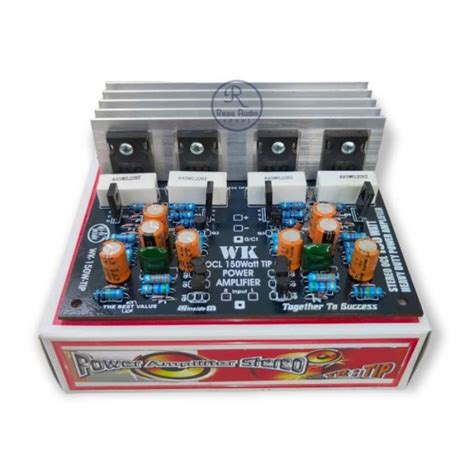 Jual Power Amplifier Stereo Ocl 150 Watt Lengkap Tip Final St
