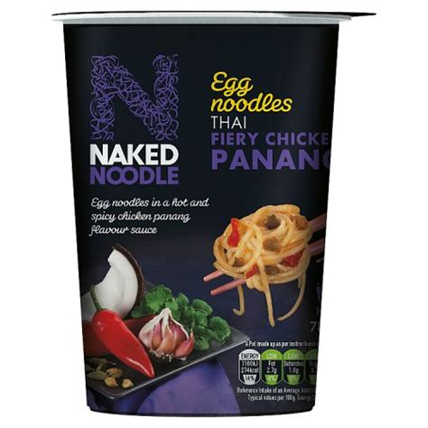 Naked Noodle Thai Fiery Chicken Panang Egg Noodles G Really Good Culture