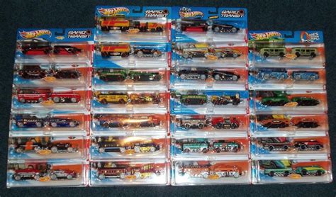 Hot Wheels Rapid Transit Trains Entire Collection Different Trains New