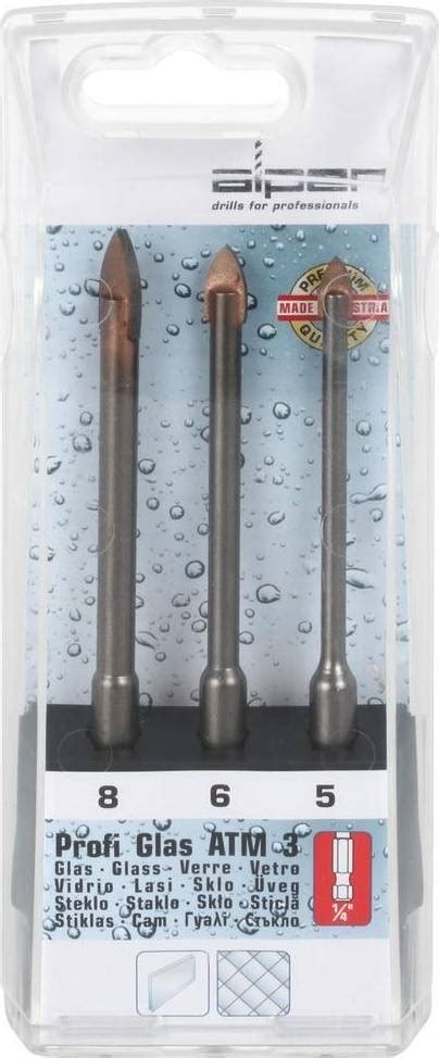 Alpen Tungsten Carbide Glass Drill Bits Profi Glas Atm