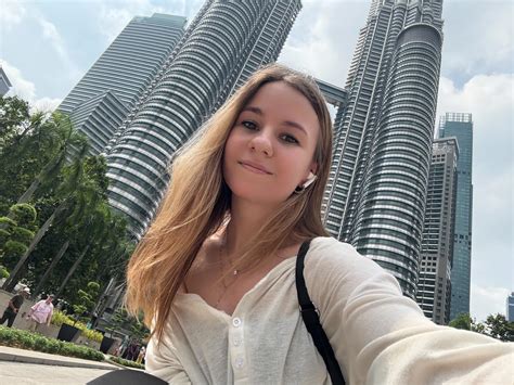 Just Me And Legendary Petronas Twin Towers In Kuala Lumpur Malaysia🇲🇾