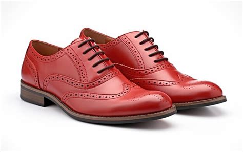 Premium Ai Image Brogue Detail On White Background