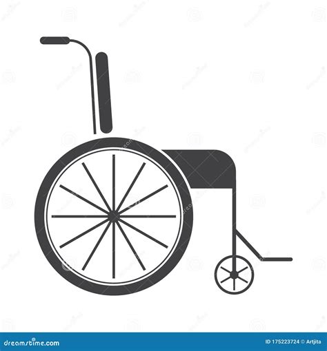 Wheelchair Icon Vector Wheelchair For Disabled And Inclusive Stock