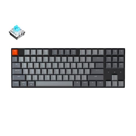Keychron K Key Gateron Hot Swappable Optical Mechanical White LED Blue Switches End Of