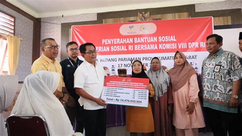 JKA Salurkan Bantuan Senilai Rp14 4 Miliar Di Padang Pariaman