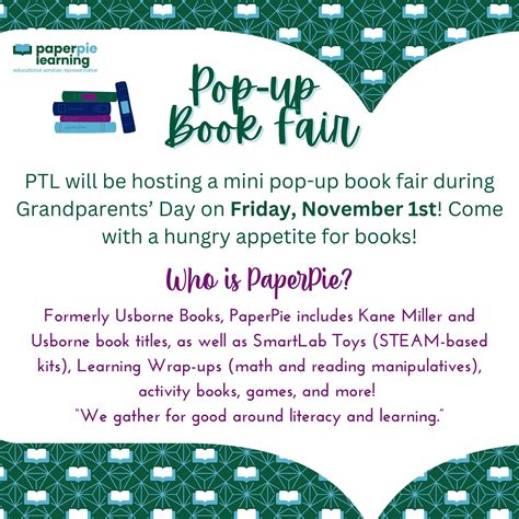 Events - Pop-up Book Fair | St. Paul Lutheran Church & School in Bonduel