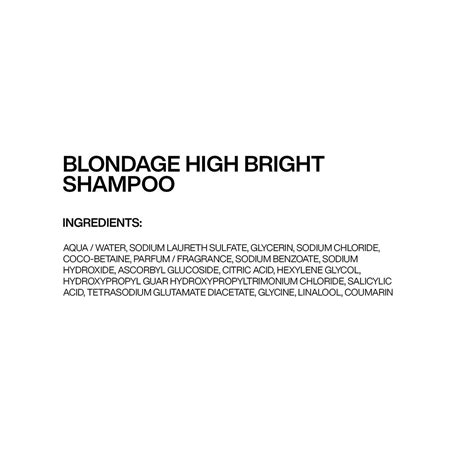 Redken Blondage High Bright Shampoo 300 Ml Baslerbeauty