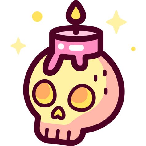 Skull Special Candy Lineal Color Icon