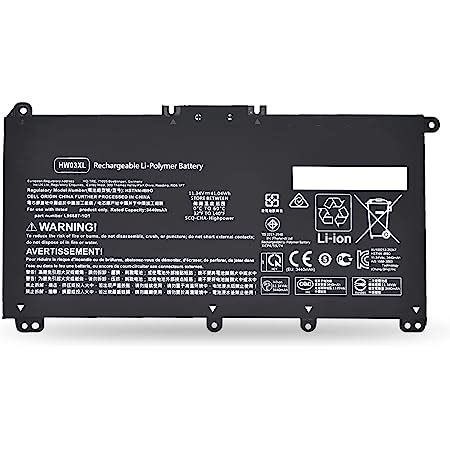 Amazon Emaks Hw Xl Battery For Hp Pavilion Eg Eg Cl