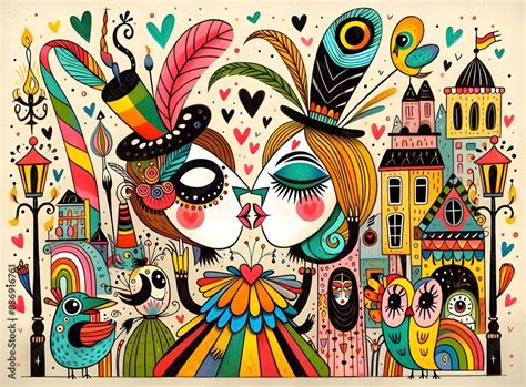 D A Del Orgullo Gay Gay Orgullo Flag Arcoiris Unicornio Llama Dibujos Animados