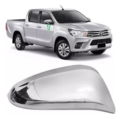 Tapa Cacha Espejo Toyota Hilux 2016 Cromada Derecha