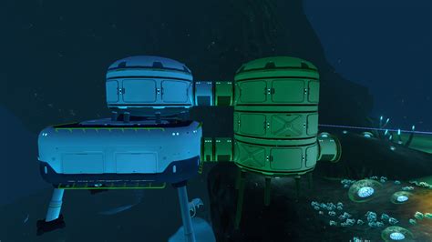 So my base is in different parts of the lost river and it's multicolored, neat : r/subnautica