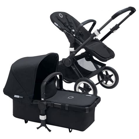Bugaboo Buffalo+ Black/Black Yhdistelmävaunut - Lastentarvikekauppa.fi