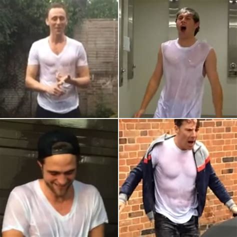Hot Male Celebrities Doing The Ice Bucket Challenge Videos POPSUGAR Celebrity