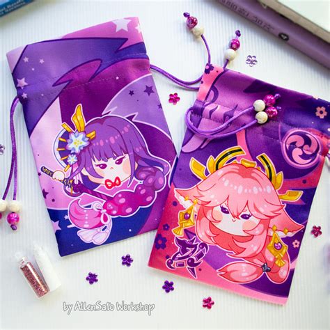 Genshin Impact Characters Pouches Inspire Uplift