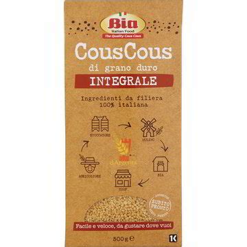 Cous Cous Integrale Di Grano Duro BIA 500 G Coop Shop