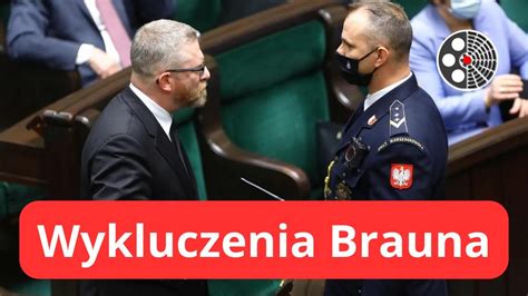 Wykluczenia Pos A Brauna Z Obrad Za Brak Maseczki Youtube