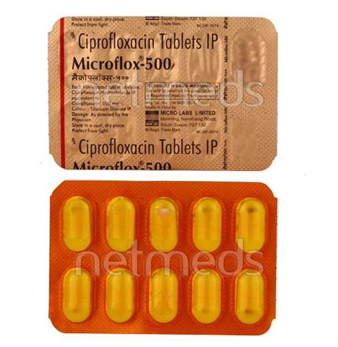 Microflox 500mg Tablet 10'S : Price, Uses, Side Effects | Netmeds