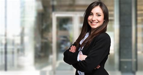 Retrato De Una Joven Empresaria Hermosa Foto Premium