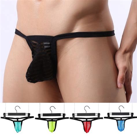 Micro Micro Mens Thongs Bikini Sous Vêtements T Back Sexy Pouch G