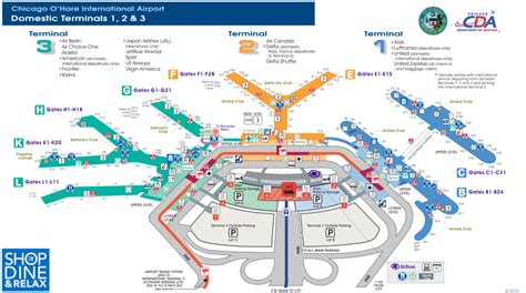 Delta Seatac Terminal Map