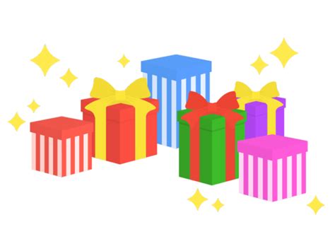 クリスマスプレゼントの袋03の無料イラスト｜イラストセンター