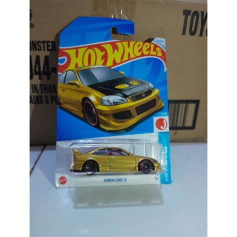 HONDA Hot Wheels 本田思域 SI 金色新品 2024 蝦皮購物